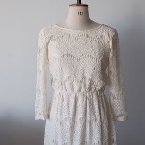 Crochet festival dress